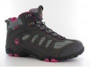 Hi-Tec 50 Peaks Penrith MID WP Walking Shoes (charcoal/cyclamen) WOMENS